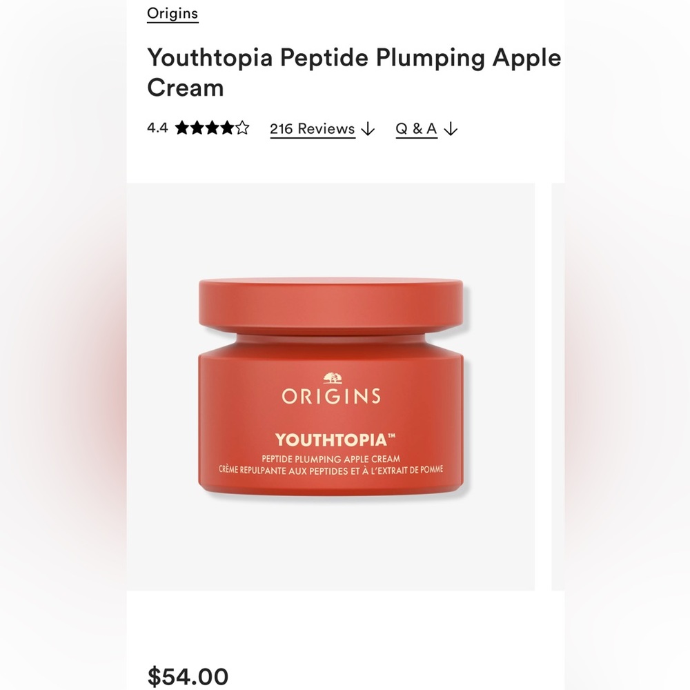 Origins Youthtopia Peptide Cream